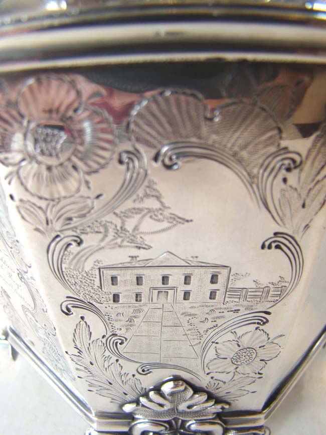 An important silver cup presented in 1846 to the Capt. of the Steamship ALABAMA by the Officers & Soldiers of the 5th Regiment Louisiana Volunteers who were returning home after fighting in the Mexican War.  — image 3